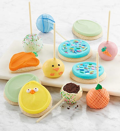 Easter Cake Pops and Cookies